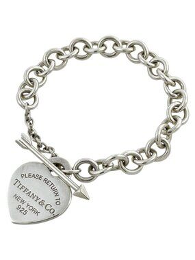 Tiffany & Co Bracelet Return to Tiffany Heart Tag 925 Sterling Silver